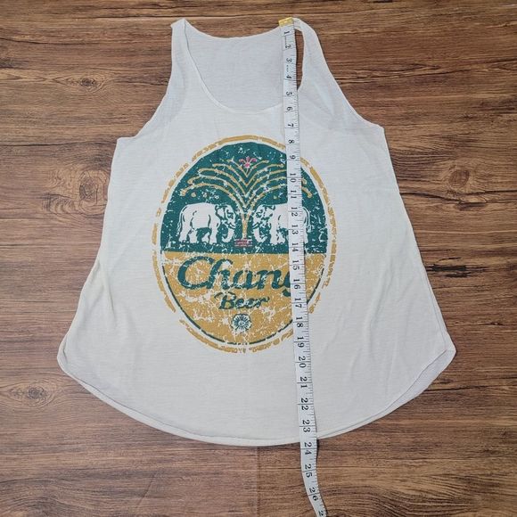 Chang Beer Racerback Tank - White - Size Medium - Picture 4 of 5
